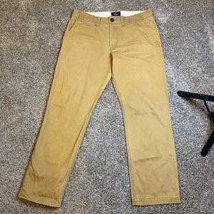 Mens American Eagle Relaxed Straight Khaki Pant